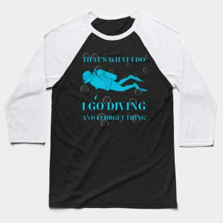 scuba diving Baseball T-Shirt